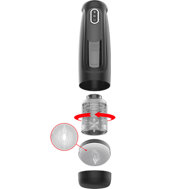 Tornado 360 Jamyjob Masturbatore con Vibrazione e Voce